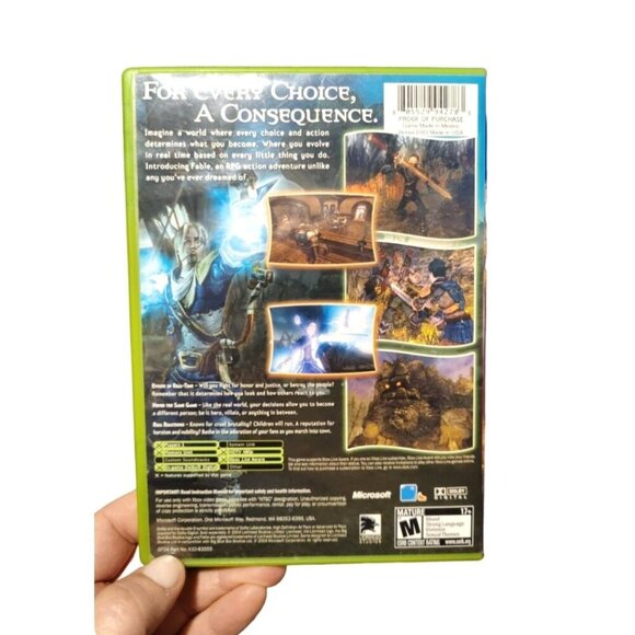 Fable Microsoft Xbox Game Complete with Manual & Limited-Edition Bonus DVD - Picture 3 of 5